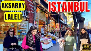 🇹🇷 Istanbul Fatih Aksaray to Laleli Turkey 4K