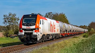 Stadler EuroDual Power (HVLE, HLG, InfraLeuna) mit Lauge, EP Cargo, Flixtrain uvm rund um Gerstungen