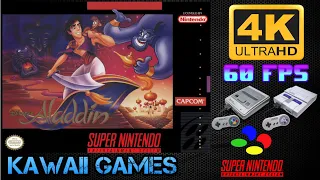 Disney's Aladdin | Ultra HD 4K/60fps | SNES | 100% GEMS Longplay Gameplay Walkthrough No Commentary