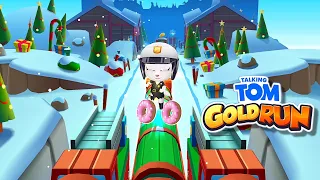 Talking Tom Gold Run Snowboard World Cops and Robbers Event Agent Angela
