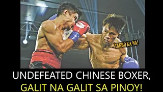 UNDEFEATED CHINESE BOXER, TIGAS MANUNTOK, GUSTONG PASUKUIN ANG PINOY!