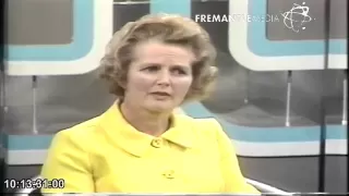 Margaret Thatcher - 1970's interview - Thames television