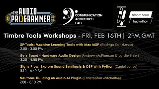 Livestream: Timbre Tools Workshops - 16 Feb at 2pm GMT