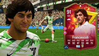 WHAT A CARD 🔥 91 Golazo Francescoli Player Review EA FC 24