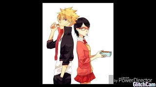 Boruto and Sarada ~девочка с каре