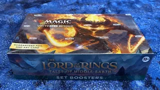 ASMR Magic Lord of the Rings Tales of Middle Earth Pack Opening MtG Universes Beyond