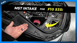 The all new F10 535i RELOCATED INTAKE from MST PERFORMANCE