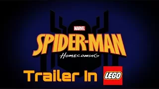 Spiderman Homecoming Trailer In LEGO