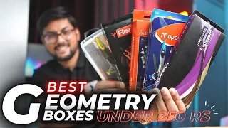 Best Geometry Box for Students @ 250 Rs in India | Classmate vs Maped vs Faber Castell vs Flair .