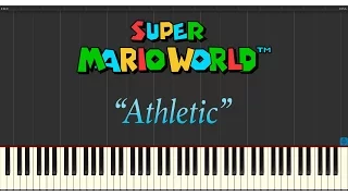 Super Mario World - Athletic (Piano Tutorial Synthesia)