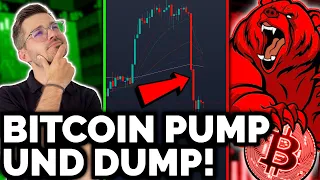 PUMP und DUMP bei BITCOIN! Range bestätigt! Wie geht es weiter?