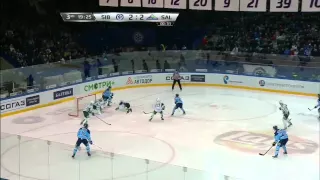 Salavat Yulaev @ Sibir 02/17/2015 Highlights / Сибирь - Салават Юлаев 4:2