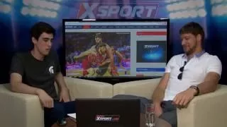 Вячеслав Кравцов, баскетболист сборной Украины. Веб-конференция на  XSPORT.ua 3/06/2016