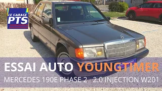 TEST YOUNGTIMER - MERCEDES 190E PHASE 2  2.0 INJECTION W201