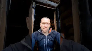 Как только пришёл в избу сделал самое главное.... #путешествие #поход