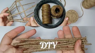 Крафт идея из джута | Своими руками | DIY | Jute craft idea