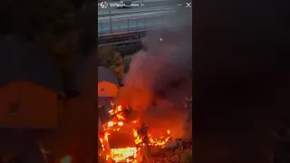 Пожар в Завокзальном районе Сочи