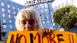 LFM TV - Live Art 🎙️Music 🎶 Protest  Big Blue Scientology 🪧 🎶🧡🐿️👁️👁️