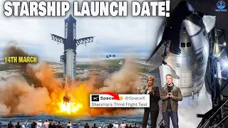 BIG NEWS! SpaceX&NASA just revealed Starship Flight 3 launch on 14th March!