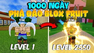 1000 NGÀY PHÁ ĐẢO BLOX FRUIT TỪ LV1 ĐẾN LV2550 VỚI ENEL THẦN SẤM SÉT ANGEL V4 FULL | ZPTDT