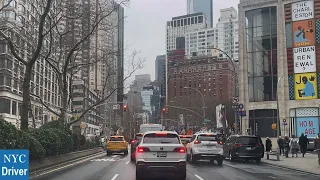 New York City | 4K Driving in Broadway & Park Ave, Manhattan, NY