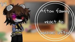 Aftons react to Michael afton // part 1/1 // Old au // _sonic PMG_ //