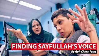 Sayfullah: A Boy With Quadriplegia Finds His Voice