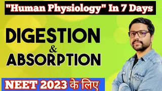 DIGESTION & ABSORPTION | One Shot🔥 | Neet 2023