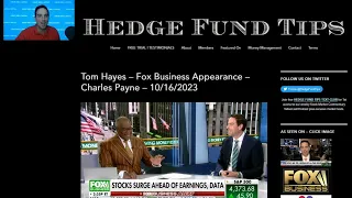 Hedge Fund Tips with Tom Hayes - VideoCast - Episode 209 - October 19, 2023