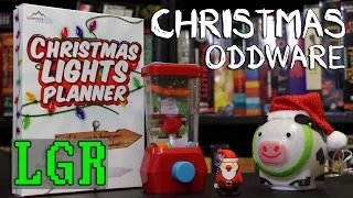 LGR Oddware - Christmas Crap [USB Cow, Xmas Lights Planner, etc!]