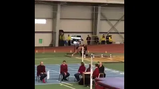 Maryn Bekh jumps 14.34m in her first triple jump competition!🤯🇺🇦 | #shorts