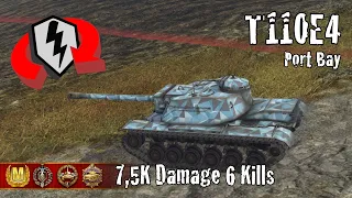 T110E4  |  7,5K Damage 6 Kills  |  WoT Blitz Replays