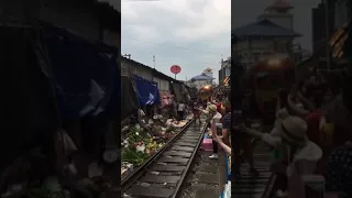 Maeklong Train Market, Thailand