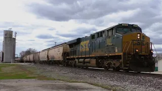 CSX G057 at Olney and Sumner Illinois