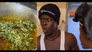 The woman I married fried okro this is funny - ORILABI | CLASSY