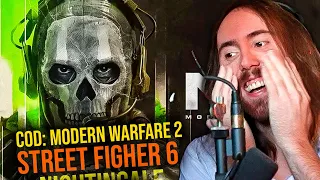 A͏s͏mongold Reacts to NEW Game Trailers: Call of Duty MW2, Street Fighter 6  | Summer Game Fest