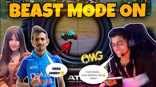 JONATHAN KA BEAST MODE ON | YUZI CHAHAL KA SHOCKING😳 KNOCK | CUTE HARSHITA | MN squad