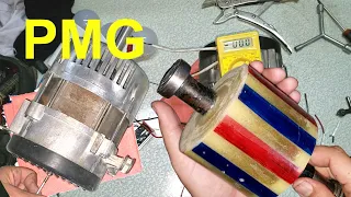 How to make 1.2KW Low RPM Alternator (Generator)