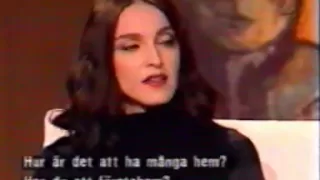 Madonna 1998 swedish talk show interview part 1