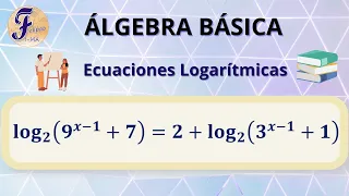 Como resolver Ecuaciones logarítmicas, ejemplo 2