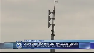 Military siren goes off again, no emergency reported