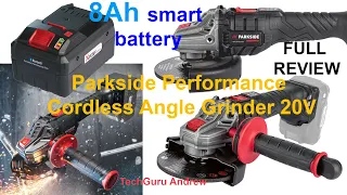 Parkside Performance Cordless Angle Grinder 20V PWSAP 20 Li D4