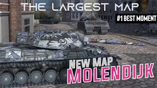 New Largest Molendijk Map Best Moment #1  | WoT Blitz