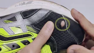 Learn how to fix a hole in your sneakers in a strong and invisible way