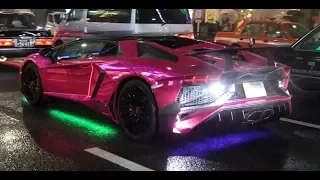 【ハロウィン】都内でランボルギーニがパレードラン Many Lamborghinis Halloween Parade in Tokyo.