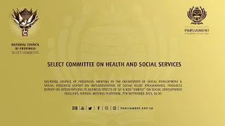 Select Committee on Health and Social Services, 7th September 2021