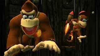 Donkey Kong Country Returns 100% Walkthrough Part 3 - World 3: Ruins (All KONG & Puzzle Pieces)