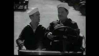 Laurel and Hardy in "Two Tars" (1928) Silent Comedy B&W. Stan & Ollie Destroy Several Antique Cars.