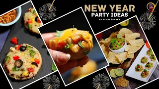 3 Easy New Year Party Snacks Recipe | Last min Party Snacks /Appetizers | New Year 2022 Party Ideas