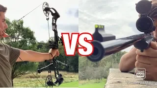 Compound Bow vs 22lr?? Long range!